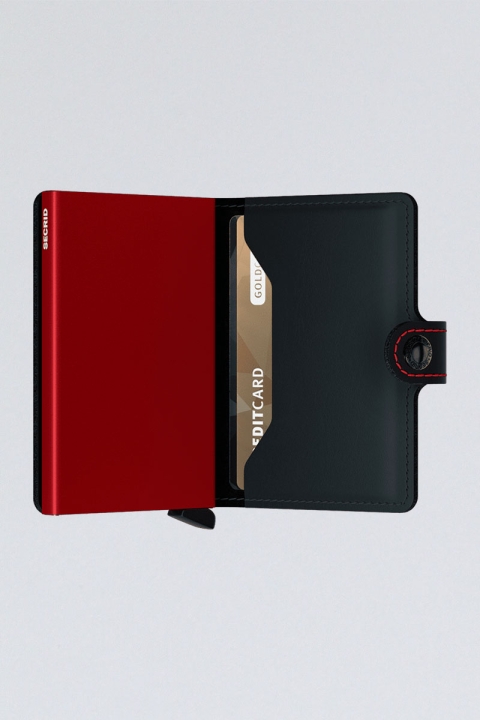 Secrid Miniwallet Matte Black/Red