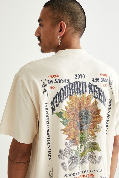 Woodbird Baine Seeds Tee Off White