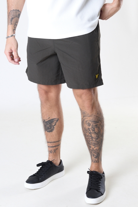 Lyle & Scott Plain Swim Short Trek Green