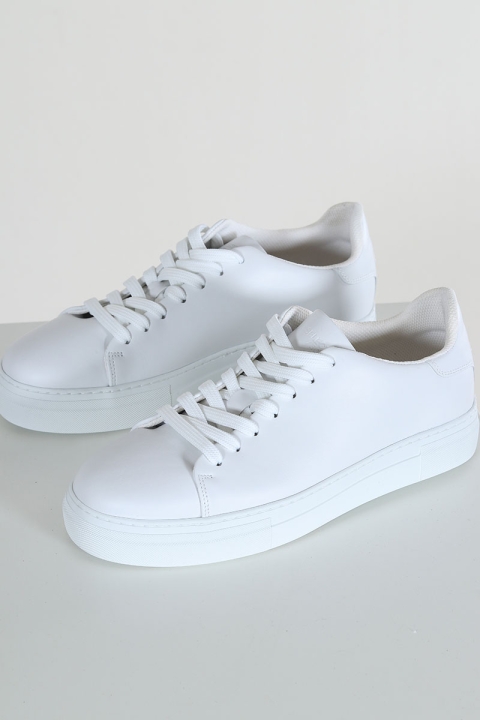 Selected SLHDAVID CHUNKY LEATHER SNEAKER NOOS White