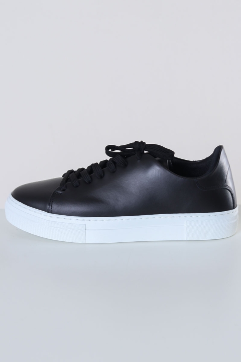 Selected David Chunky Leather Sneaker Black