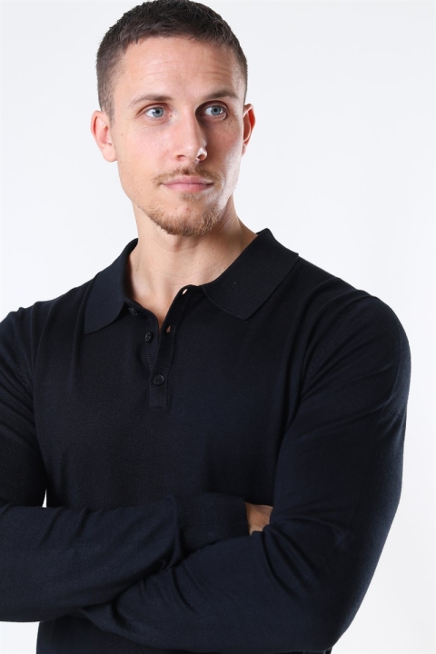 Jeff Acheletta Polo Sticka Black