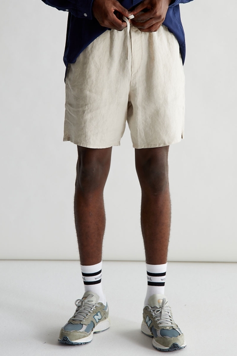 Woodbird Bommy Linen Shorts Sand