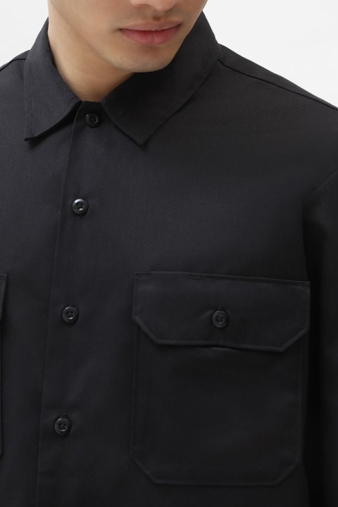 DICKIES LONG SLEEVE WORK SHIRT BLACK