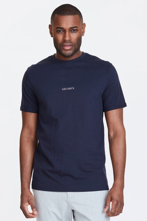 Les Deux Lens T-shirt Dark Navy