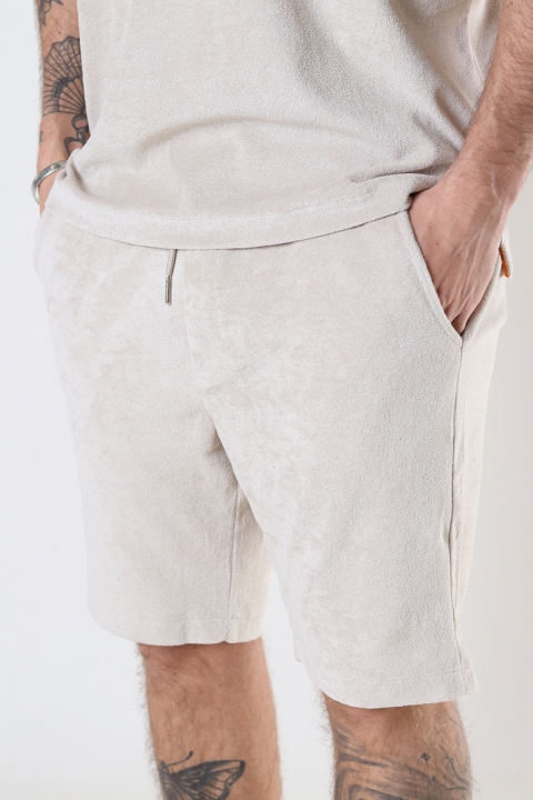 ONLY & SONS ONSIOLO REG TERRY SHORTS Silver Lining