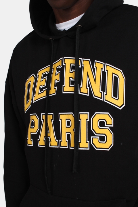 Defend Paris 92 Hoodies Tröja Capuche Black