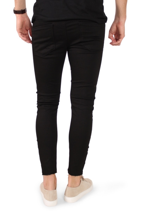 Gabba RS 1031 Trashed Cropped Jeans Black 