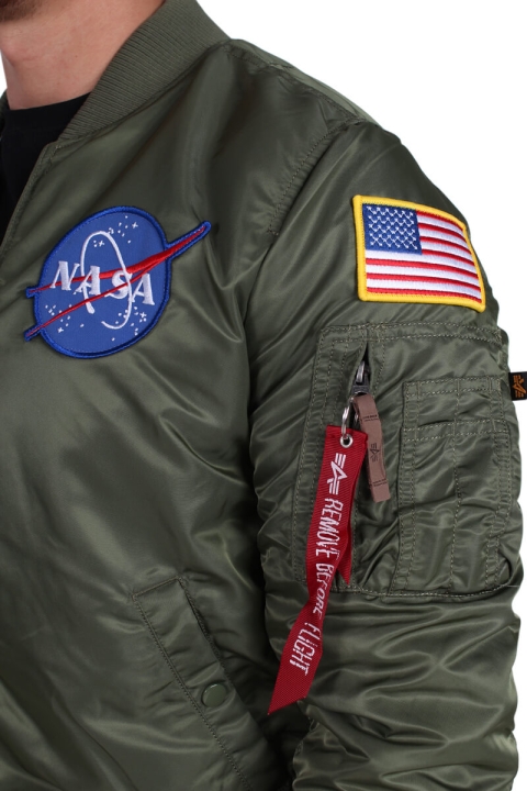 Alpha Industries  MA-1 VF NASA Bomber Jacka Sage Green