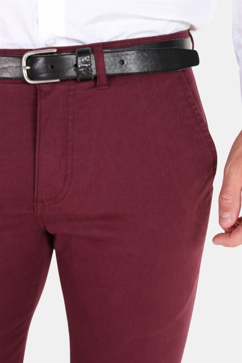 Kronstadt Daniel Stretch Chino Byxor Dark Bordeaux