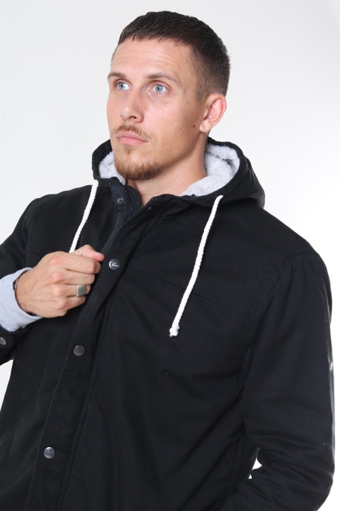 Denim Project Teddy Parka Jacka Black