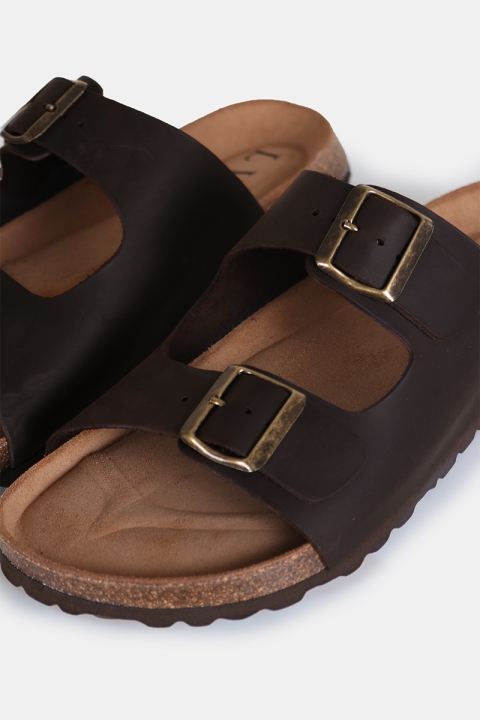 LVL Alex Bio-Sandal Dark Brown