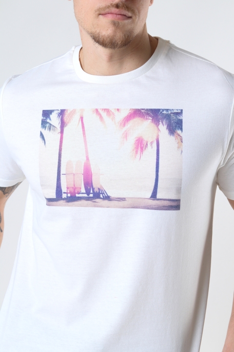 Kronstadt Clive Recycled cotton printed t-shirt Beach
