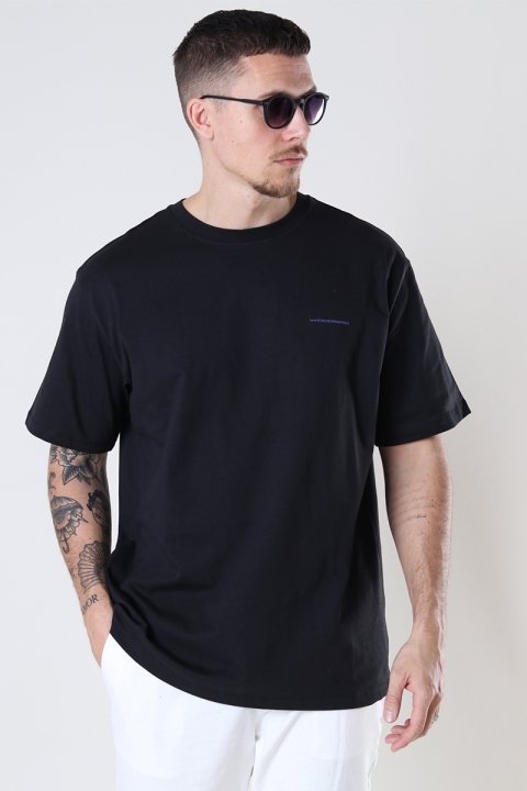 Woodbird Steen Back Tee Black