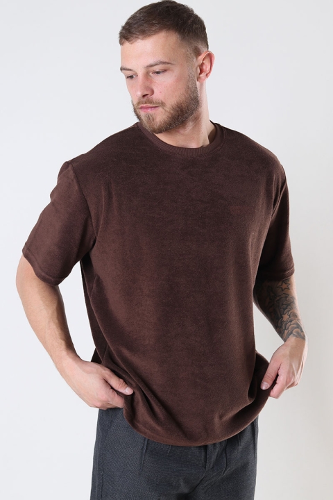 Woodbird Steen Towel Tee Brown