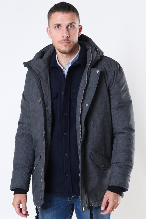 Jeff Anders Parka Jacka Charcoal Mix