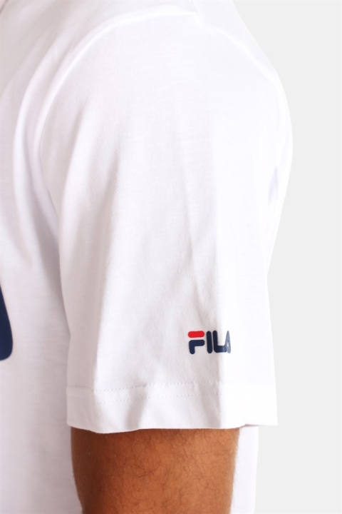 Fila Classic Logo T- shirt Bright White