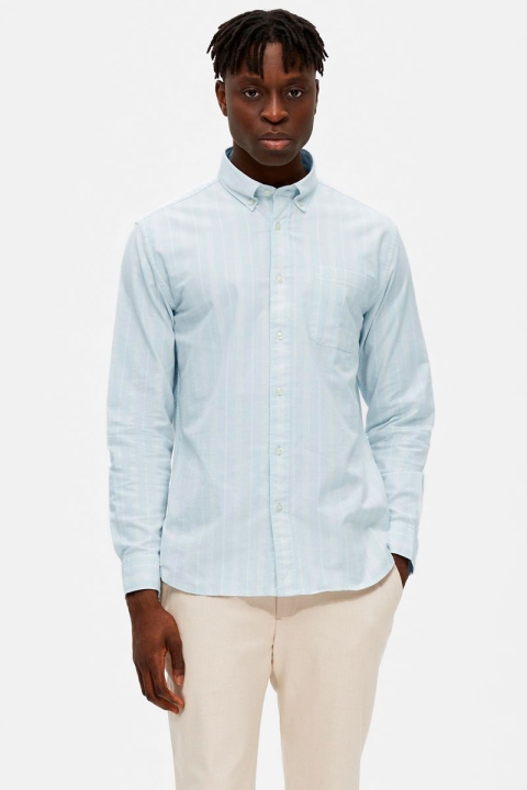 Selected SLHREGRICK-OX FLEX SHIRT LS W NOOS Cashmere Blue