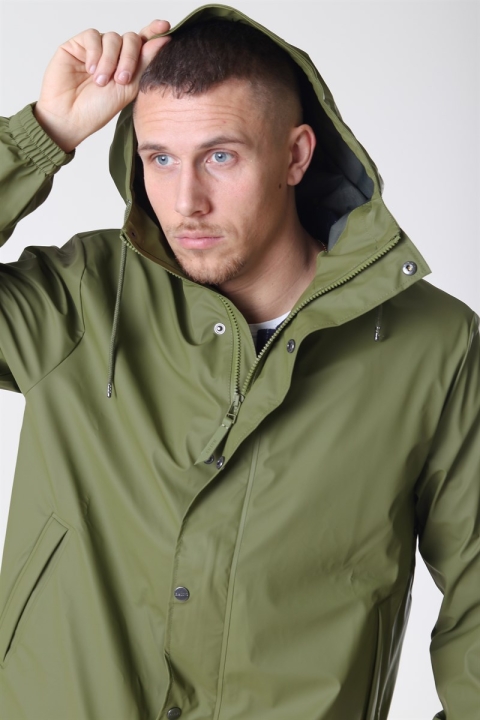 Rains Fishtail Parka RegnJacka Sage