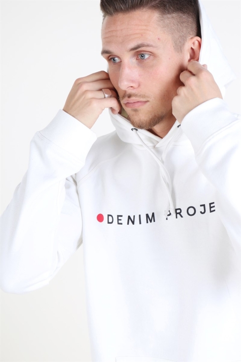 Denim Project Logo Hoodie Offwhite