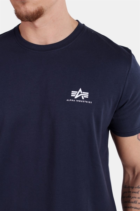 Alpha Industries Basic T-shirt Small Logo Navy