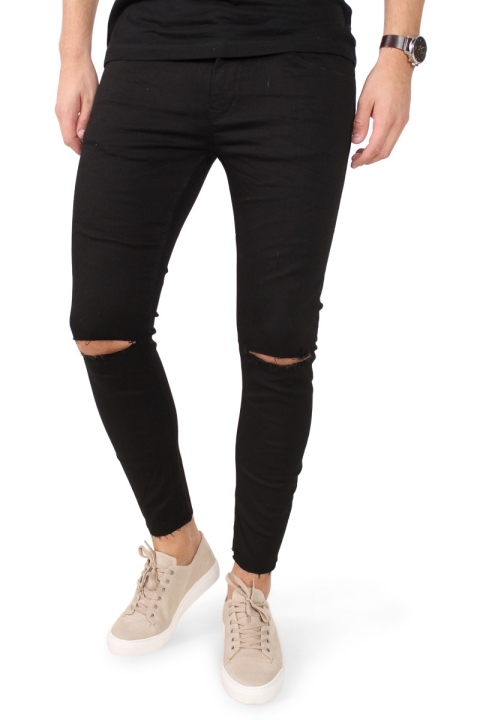 Gabba RS 1031 Trashed Cropped Jeans Black 