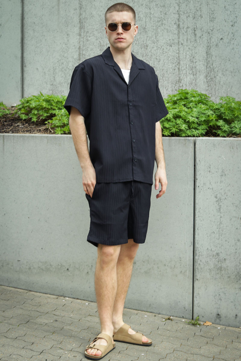 Jack & Jones Massimo Resort Shirt SS Black