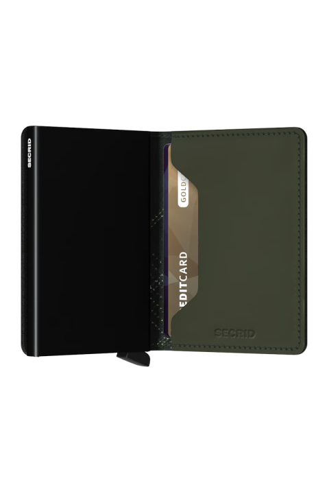 Secrid Slimwallet Stitch Linea Lime