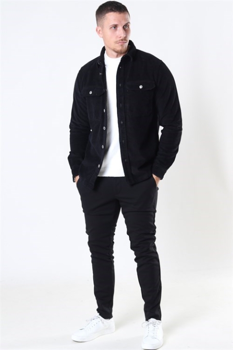 Just Junkies Hagdi Corderoy Overshirt Black