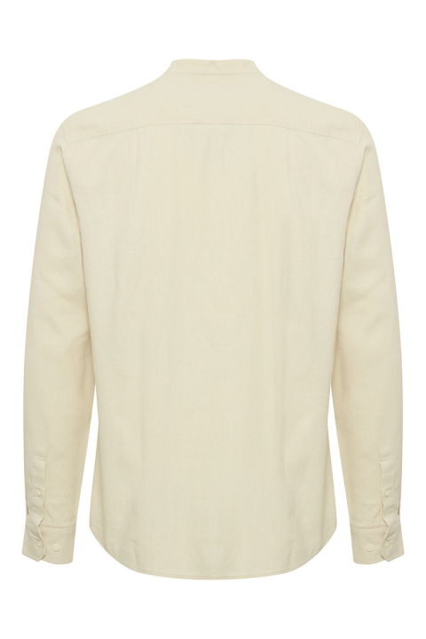 Solid Allan China Linen Shirt Oatmeal