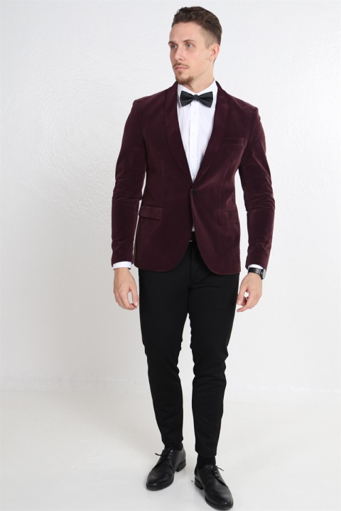 Only & Sons Teo Slim VeloKlocka Blazer Fudge