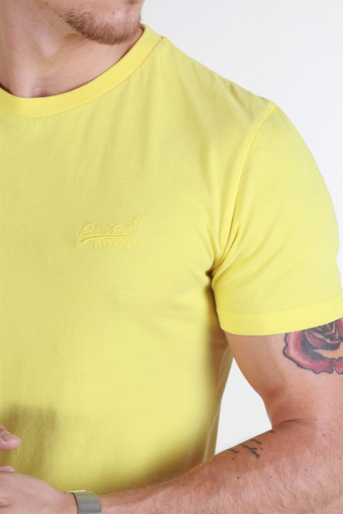 Superdry Beechtowns Yellow Orange Label Lite Tee