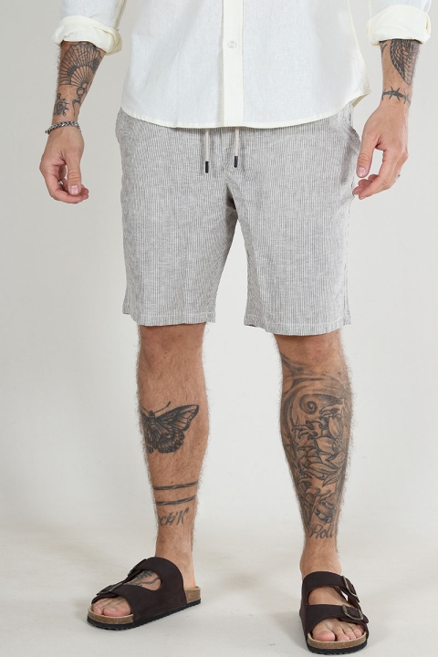 ONLY & SONS Linus Cotton Linen Shorts Fallen Rock