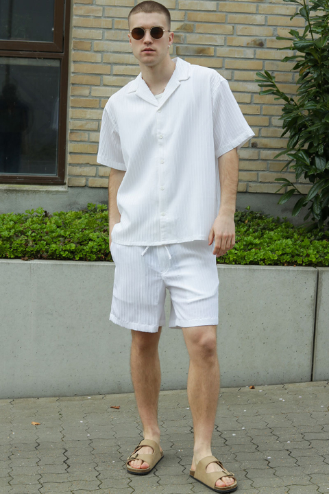 Jack & Jones Massimo Resort Shirt SS White