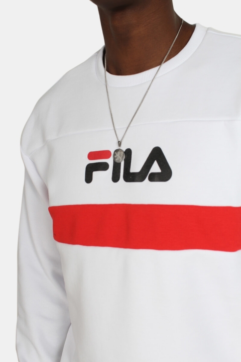 Fila Steven Crew Tröja Bright White