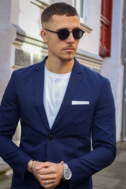 Jack & Jones Premium Franco Slim Fit Kostym Medieval Blue