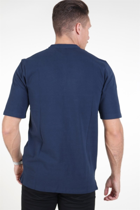 Jack & Jones Nash Pique Tunic SS T-shirt Navy Blazer