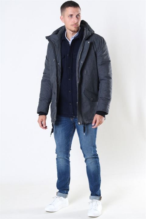 Jeff Anders Parka Jacka Charcoal Mix