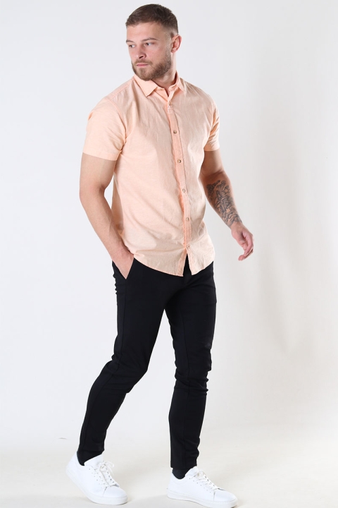 Jack & Jones Summer Linen Shirt SS Pumpkin