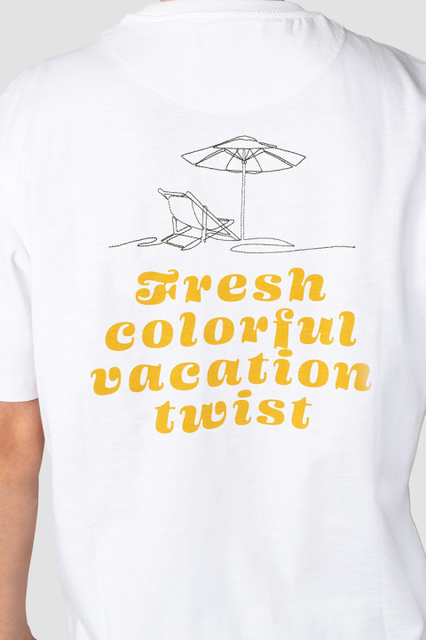 Clean Cut Copenhagen Fred organic T-shirt SS White