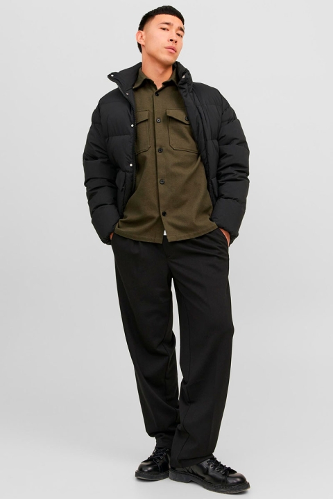 Jack & Jones Roy Solid Overshirt Grape Leaf