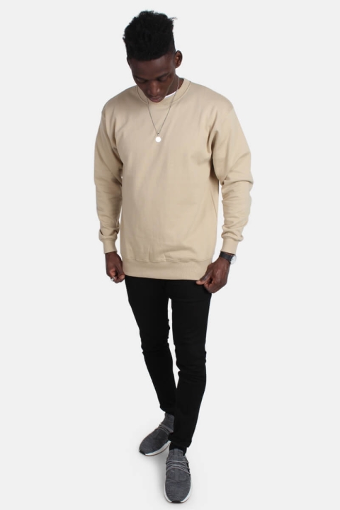 Basic Brand Crewneck Sand