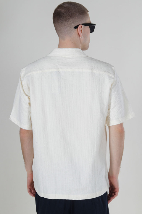 ONLY & SONS Males Regular Fit SS Resort Shirt Egret