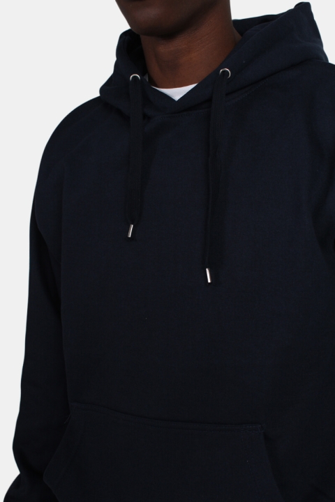 Basic Brand Hooded Tröja Blue Navy