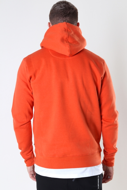 Kronstadt Lars Organic/Recycled hood sweat Burned Orange