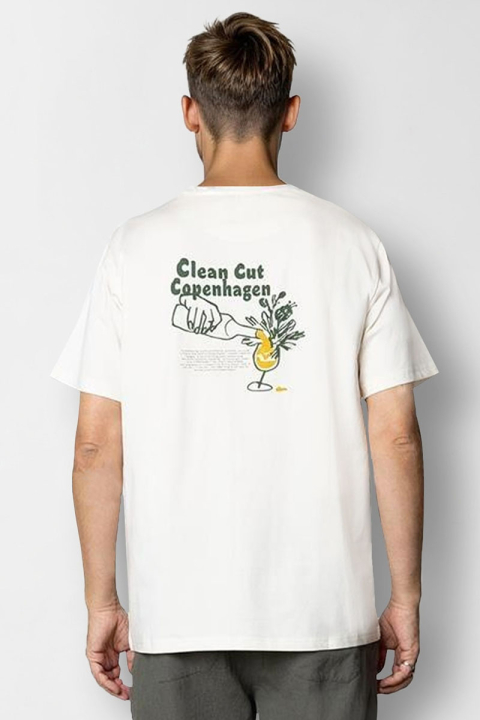 Clean Cut Copenhagen Doug organic T-shirt SS Ecru