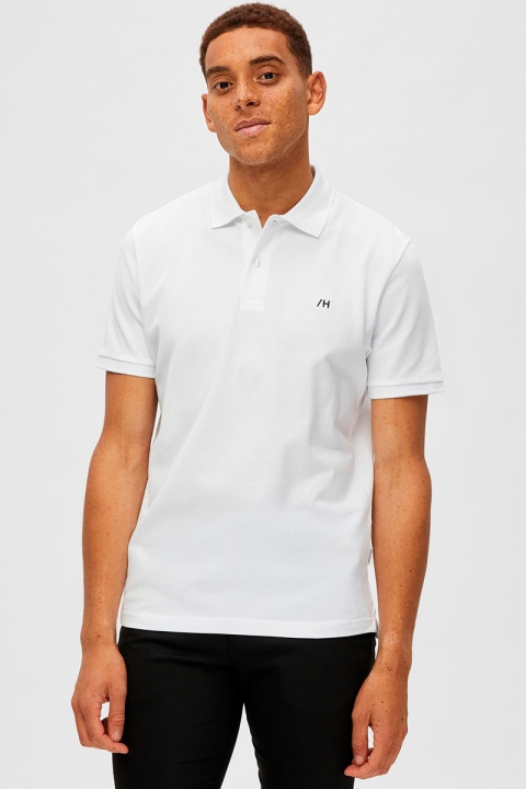 Selected DANTE SS POLO Bright White