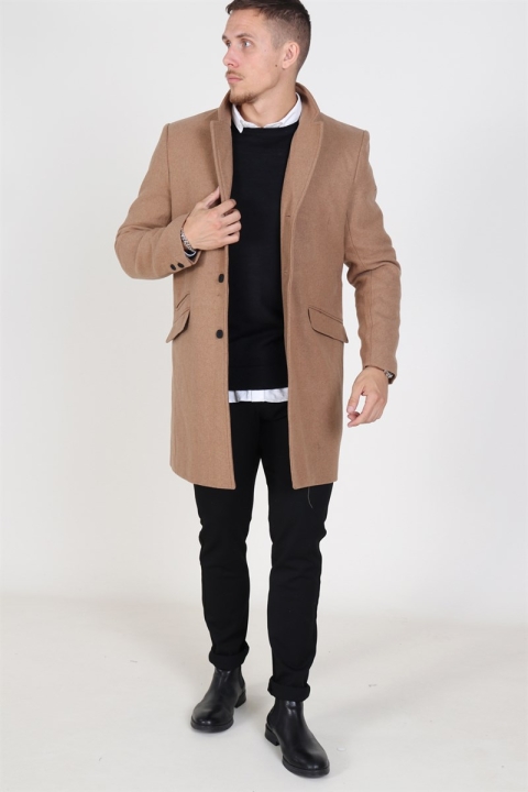 Only & Sons Julian Solid Wool Ullkappa Camel