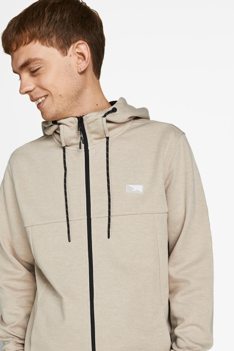 Jack & Jones JCOAIR SWEAT ZIP HOOD SN Oxford Tan