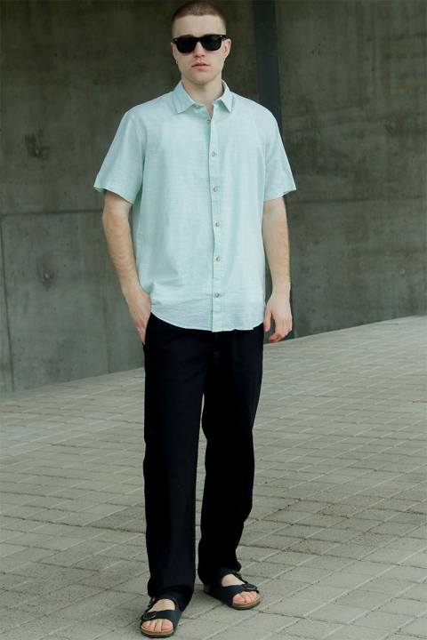 Jack & Jones Summer Shirt SS Iceberg Green